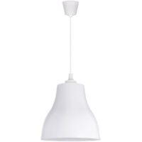 Plafonnier suspendu blanc INKA 22 cm