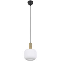 Suspension, Suspension en verre 20 cm Diva Blanc en Verre, TRIO