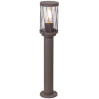 Borne extérieure Budapest bronze E27 IP44 H50cm Rabalux