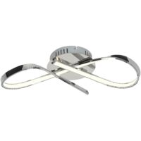 Plafonnier LED 20W chromé 4000K Rabalux Aniela 2187
