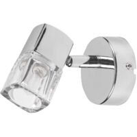 Applique murale Candellux Diament chrome 1xG9 en cristal