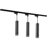 Kit rail noir 1m 3xGU10 suspensions PARIS 321572 Polux