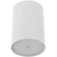 Rosace plafond tube acier blanc, terre Nowodvorski CANOPY