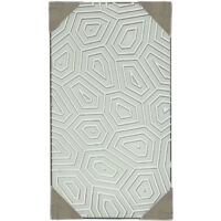 Plafonnier Candellux Aston verre argent 48 cm 2xE27