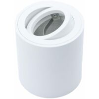 Spot tube LED saillie blanc orientable GU10 Corto 5001