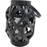 Lantern solaire LED 40 cm noir 3000K IP44 ANDE Polux
