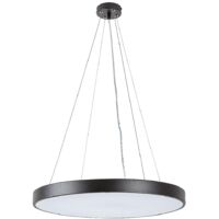 Suspension moderne LED 36W noire Ø40 Rabalux Tesia
