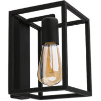 Applique murale Nowodvorski CRATE noire acier E27 1x60W