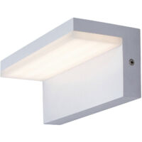 Applique murale d'extérieur moderne blanche avec une LED de couleur neutre 10W IP54 ZARAGOZA Rabalux