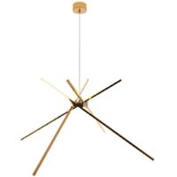 Suspension LED Spider moderne dorée 33W P0457 Maxlight