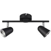 Spot Toulouse Noir 2 Spot Led L34 cm Trio Lighting