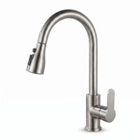 Robinet de cuisine extractible, eau froide et chaude