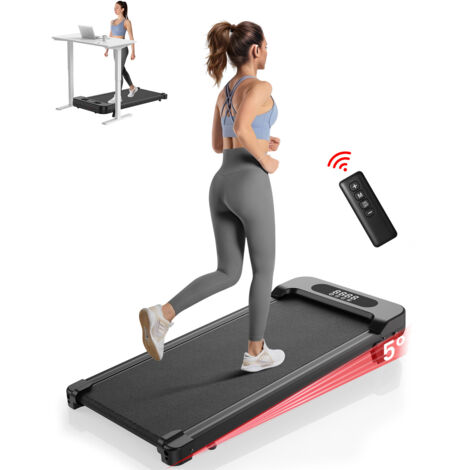 Wowttrelax – Tapis de course pliable 4 en 1 – Walking pad électrique 8 km/h – Inclinaison 7% – Moteur 2,5 HP – Capacité 130 kg – Écran LCD et télécommande