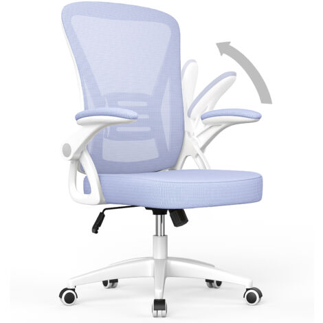 Fauteuil de Bureau Xhomrattan, Chaise Ergonomique à roulette, Hauteur Ajustable, Soutien Lombaire Dossier Règalable, Poids Max 150kg,Violet