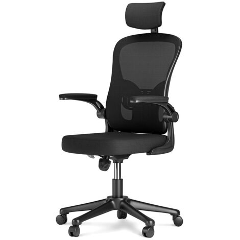Fauteuil de Bureau - Naspaluro - Ergonomique Siège - Fauteuil avec 2D Accoudoirs, Hauteur Appui-tête Soutien Lombaire Dossier Règalable
