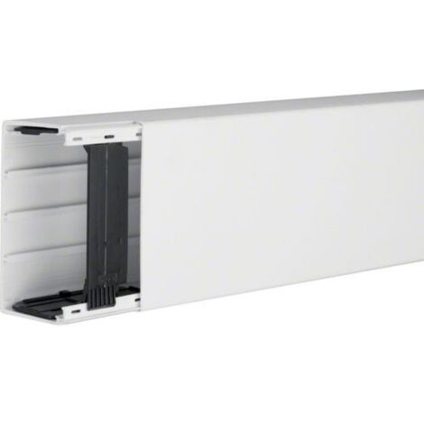 Hager – Conduit d'installation PVC blanc 60mm x 110mm – Longueur 2000mm – Résistance aux chocs IK07 – Degré de protection IP30