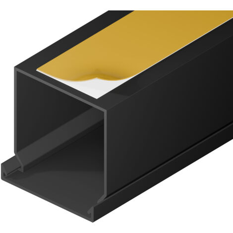 Goulotte électrique auto-adhésive 40х40 (2m) anthracite EDO777767 EDO Solutions Technic (1/2)