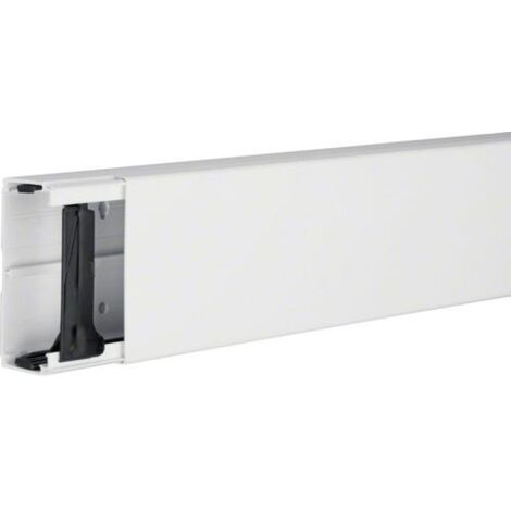 Hager – Goulotte électrique PVC 40x90mm longueur 2m blanc RAL9016 – Système de fermeture à clip – Pour installations électriques intérieures