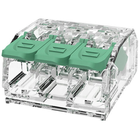 Borne de raccordement à levier 3x 0,2-4mm2 EDO Technic
