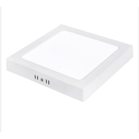Plafonnier LED carré 18W 1660 lm blanc – 3 couleurs réglables 3000K-6500K – SELENA – HOROZ (1/2)