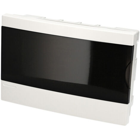 Tableau électrique encastré 12 modules (1x12) blanc porte fumée EDO777843 EDO Technic