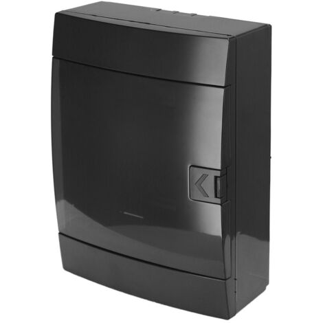 Coffret électrique nu 16 modules (2x8) IP40 étanche noir – Résistance aux chocs IK08 – Pour chantiers humides – Horoz Electric (1/4)