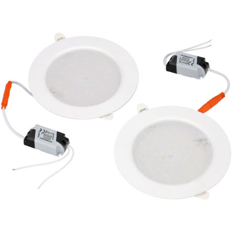 Spot de plafond LED encastré AURA PRIZMA 2x12W blanc 4200K - Lot de 2 pcs - 425.001.012 - HOROZ (1/5)
