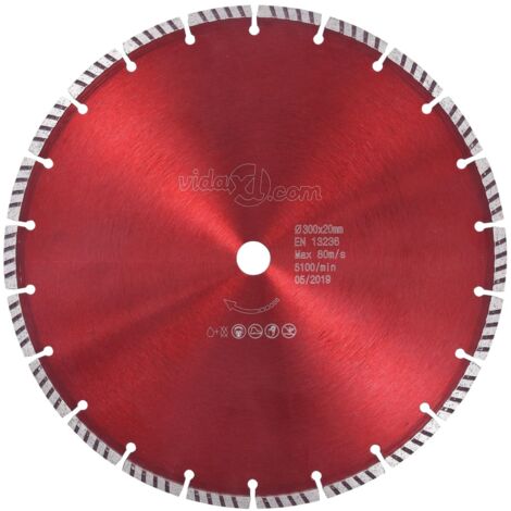 vidaXL Diamantschnellscheibe mit Turbo-Stahl 300 mm