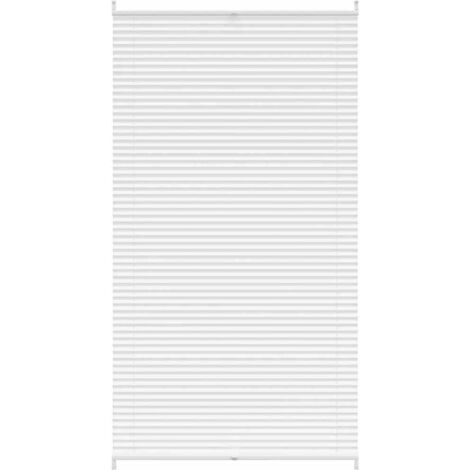 Plissee Faltrollo Rollo Plisseerollo 110x200cm Weiß vidaXL