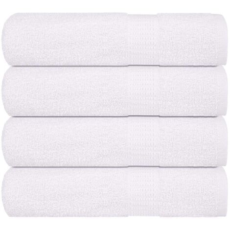 vidaXL Badetücher 4 Stk. Weiß 100x150 cm 360 g/m² 100% Baumwolle
