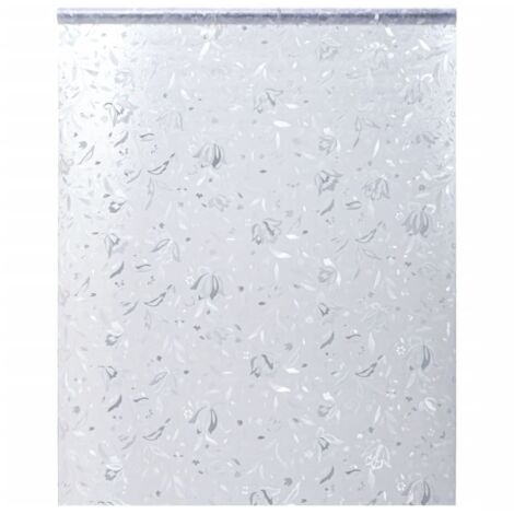 Fensterfolie matt mit Blumenmotiv 60x500 cm PVC