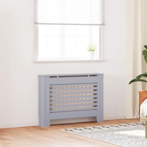vidaXL Radiator Cover Anthracite 112x19x81,5 cm MDF