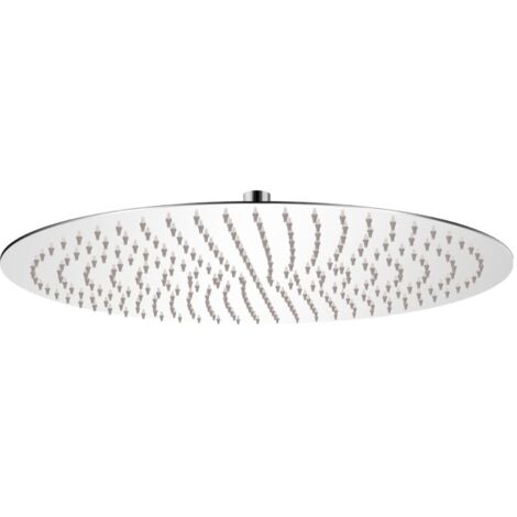vidaXL Regenbrause Edelstahl 50 cm Rund