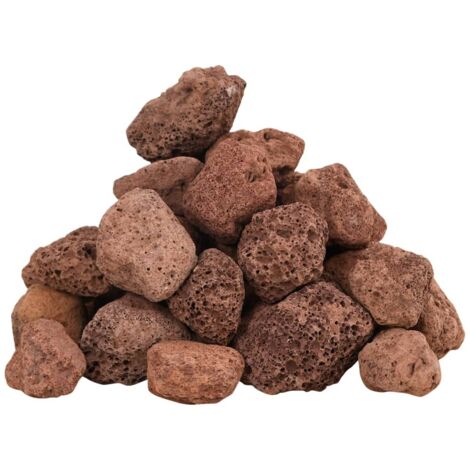 Lavagranulat 25 kg Rot 3-5 cm vidaXL