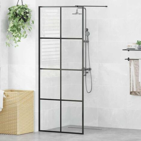 Duschwand für Begehbare Dusche mit Klarem ESG Glas 80x195 cm vidaXL