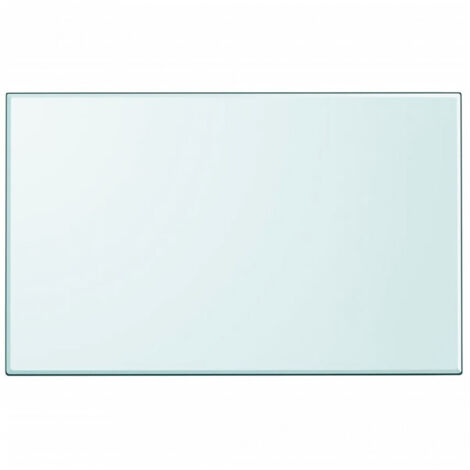 Rechteckige Tischplatte aus Sicherheitsglas 1000 x 620 mm