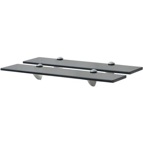 Schweberegale 2 Stk. Glas 50x20 cm 8 mm vidaXL