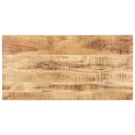 Tischplatte Massivholz Mango 15-16 mm 100x60 cm vidaXL