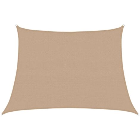 Sonnensegel 160 g/m² Taupe 4/5x3 m HDPE vidaXL