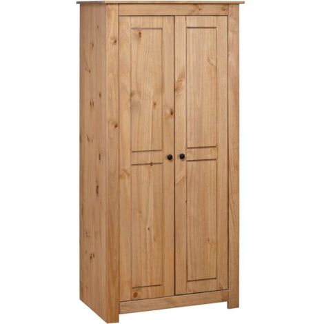 vidaXL Kleiderschrank 80x50x171,5 cm Kiefernholz Panama (1/5)