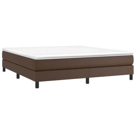 Bettgestell Braun 180x200 cm Kunstleder vidaXL