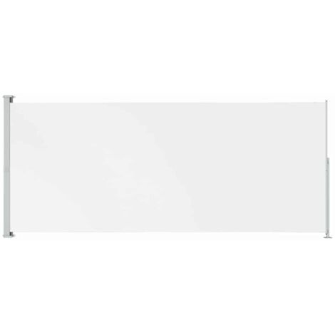 Einziehbares Seitenmarkise für Terrasse 200x500 cm Creme