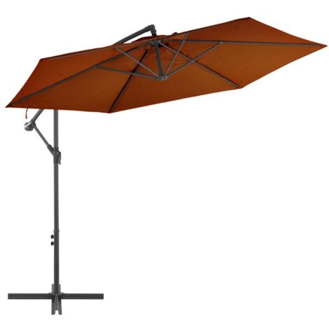 Schirmständer mit Aluminiumständer Terrakotta 300 cm