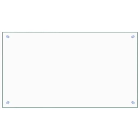 vidaXL Küchenrückwand Transparent 90×50 cm Hartglas