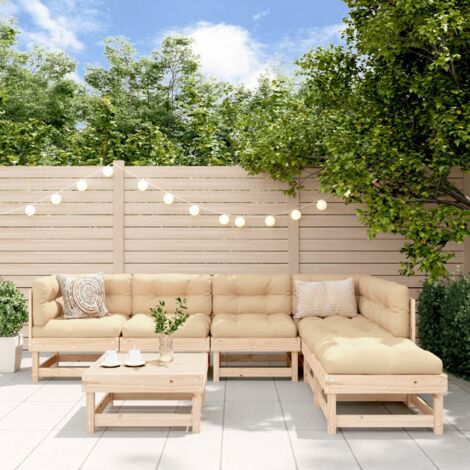 Gartenmöbel vidaxl 3186403 Modulares Design Massivholz Kiefer