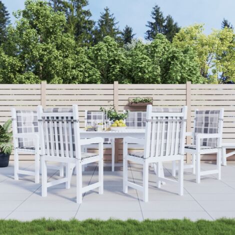 Gartenstuhlauflagen für Niedriglehner 6 Stk. 100x50x3 cm vidaXL