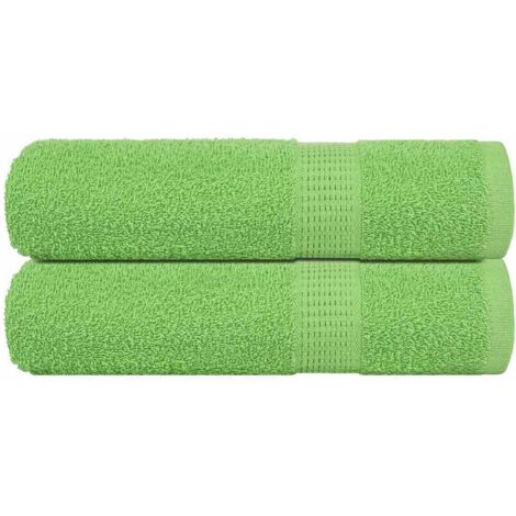 Handtücher 2 Stk. Apfelgrün 50x100 cm 360 g/m² 100% Baumwolle vidaXL
