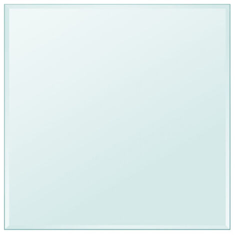 vidaXL Tischplatte aus gehärtetem Glas quadratisch 700x700 mm