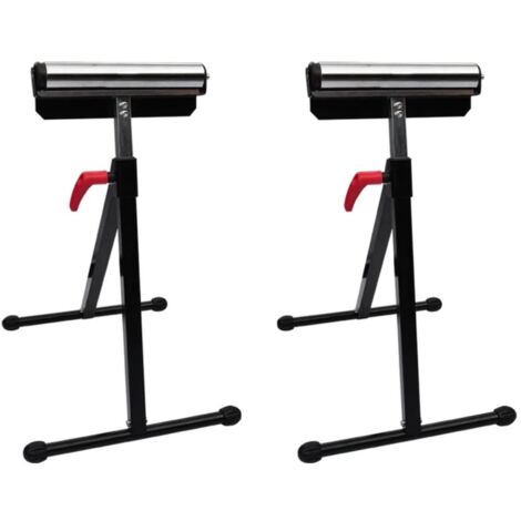 2 x Rollenbock Verstellbar vidaXL
