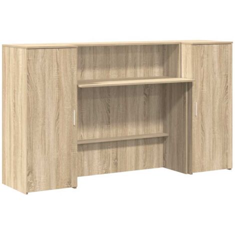 Empfangstheke Sonoma-Eiche 180x50x103,5 cm Holzwerkstoff vidaXL
